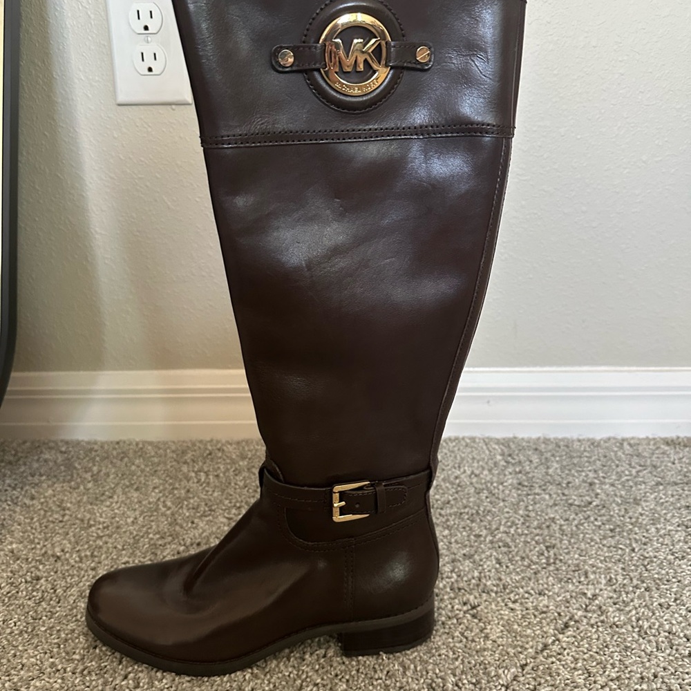 Michael Kors Brown Over the Knee Boots